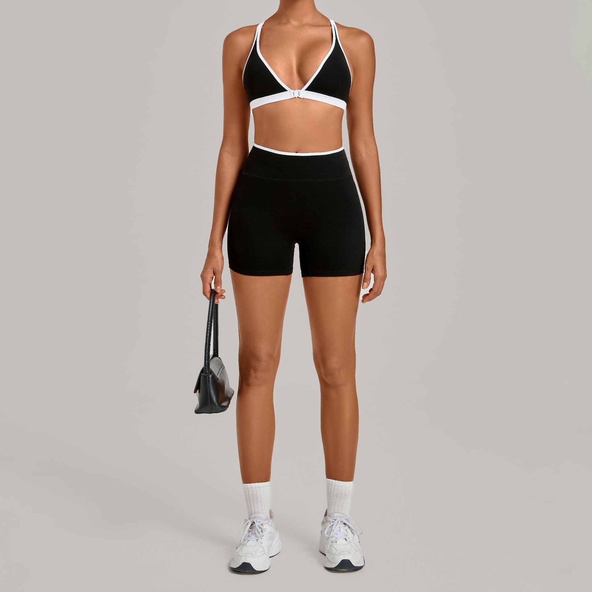 ชุดโยคะผู้หญิง 2 ชิ้น เสื้อชั้ - Crossfit Workout With Equipment บทวิจารณ์และราคา