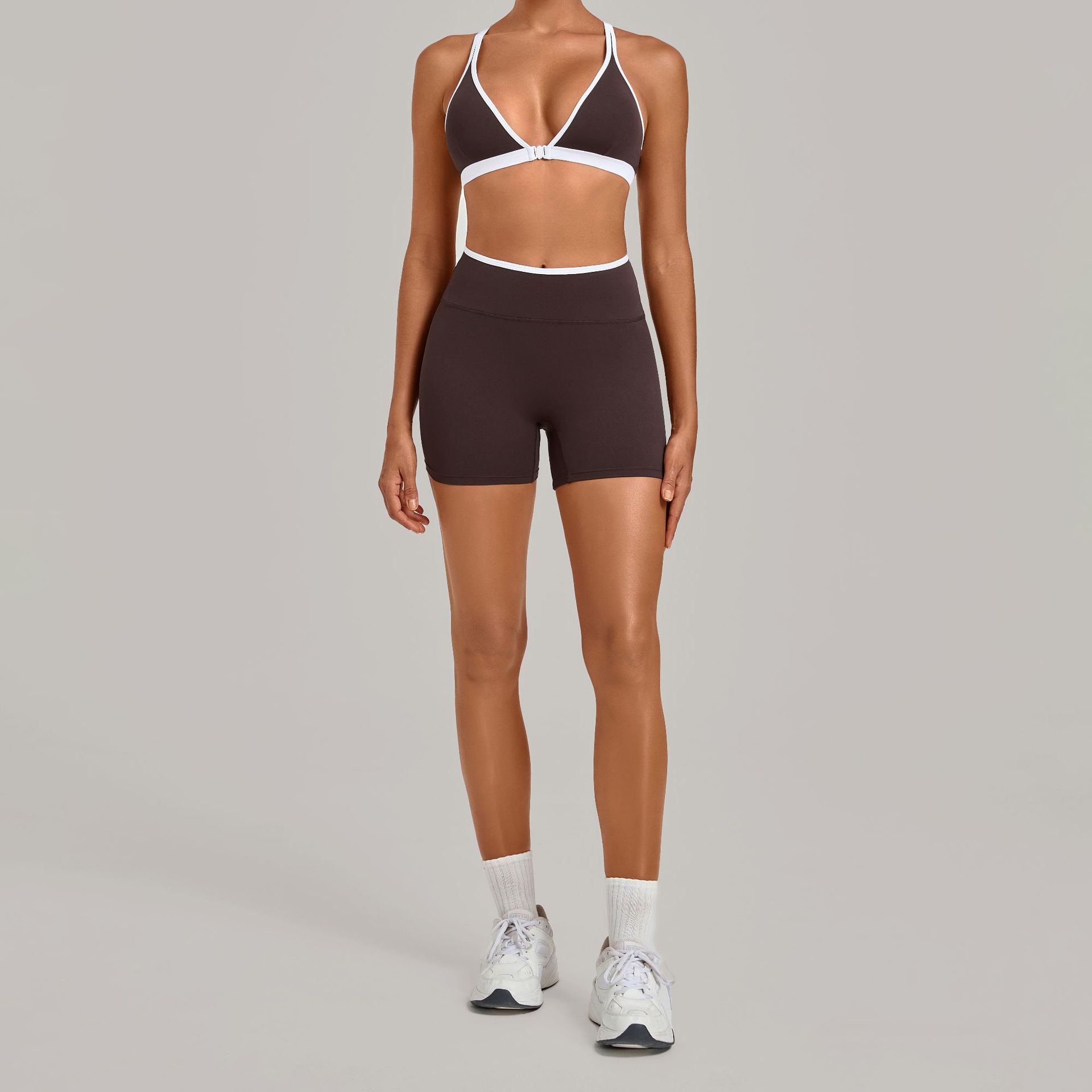 ชุดโยคะผู้หญิง 2 ชิ้น เสื้อชั้ - Crossfit Workout With Equipment บทวิจารณ์และราคา